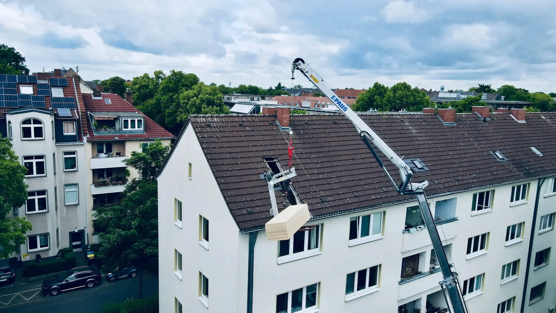 Projektbild: Mehrfamilienhaus – Wärmedämmung